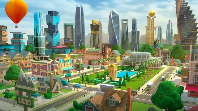 CityVille Reboot downtown skyline screenshot